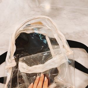 brandy melville see through backpack